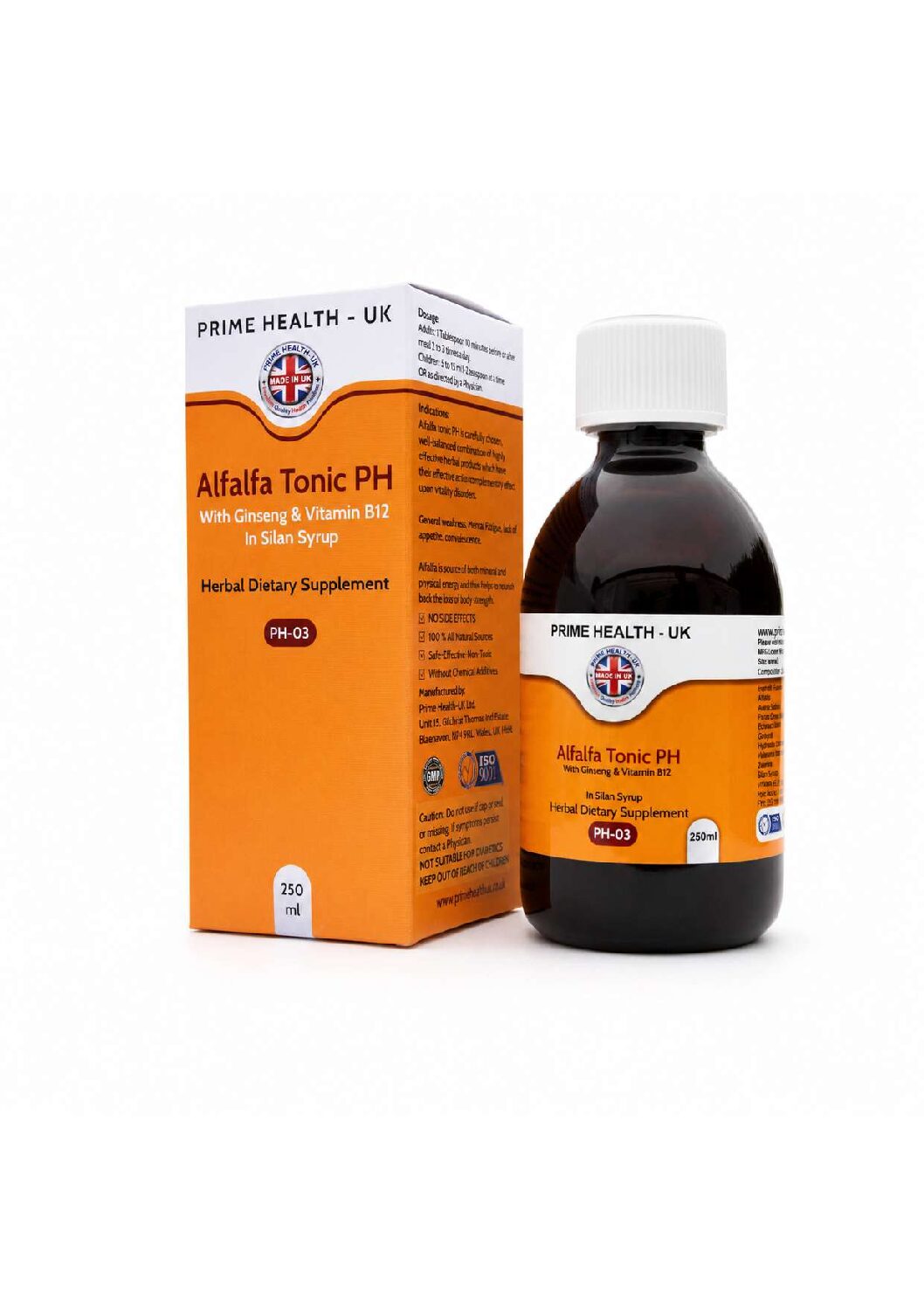 Alfalfa Tonic with Ginseng + Vitamin B12